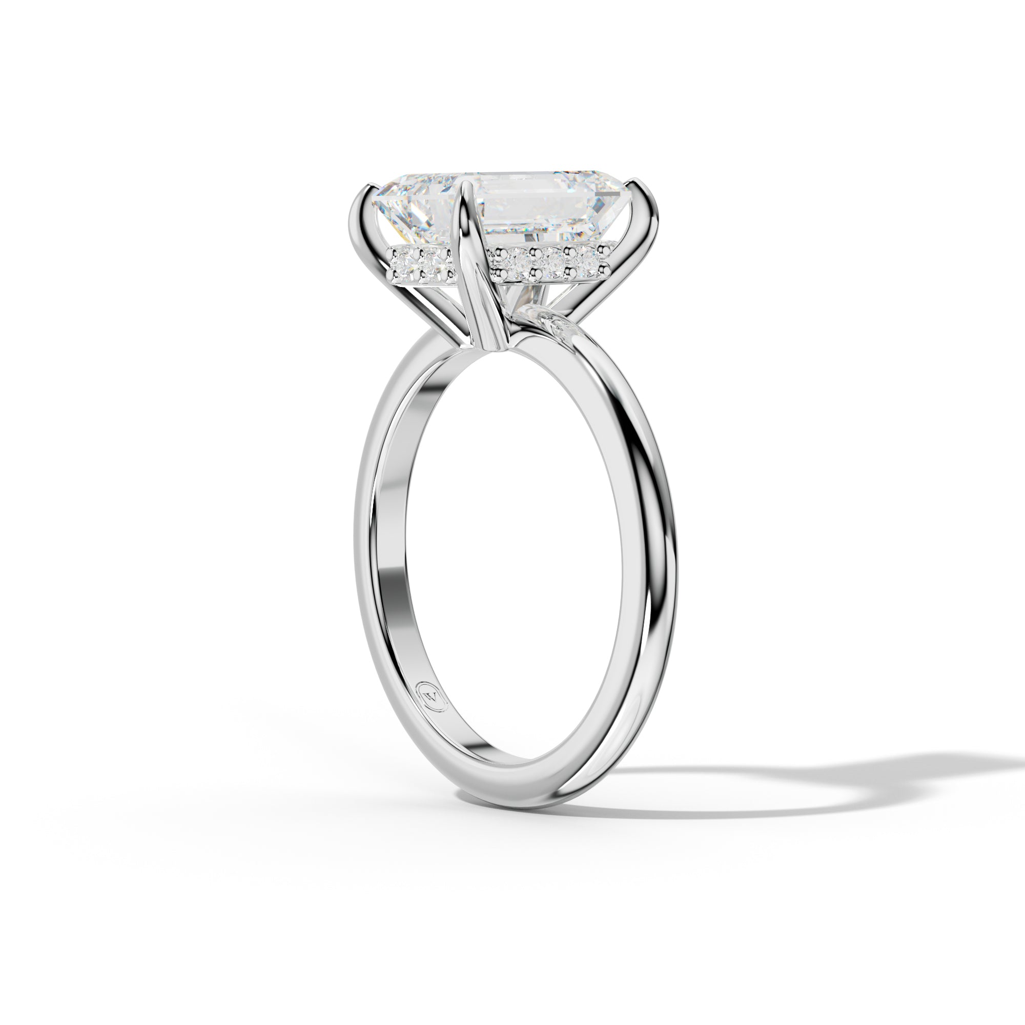 Natalie Emerald Cut Engagement Ring